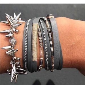 Stella & dot yves wrap bracelet new w box